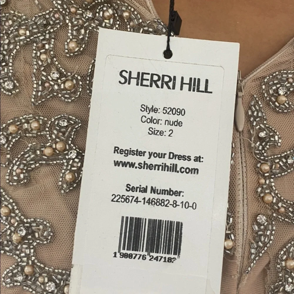 Sherri Hill 50290 color nude size 2. - Picture 5 of 5